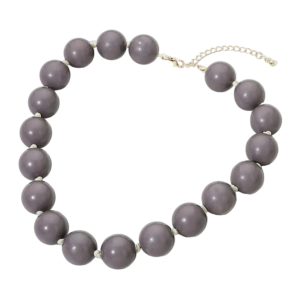 Chunky Beaded Statement Necklace