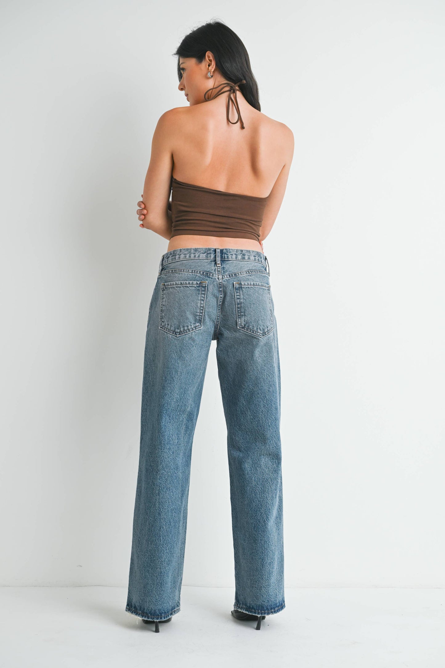 Low Rise Baggy Slouch Jean