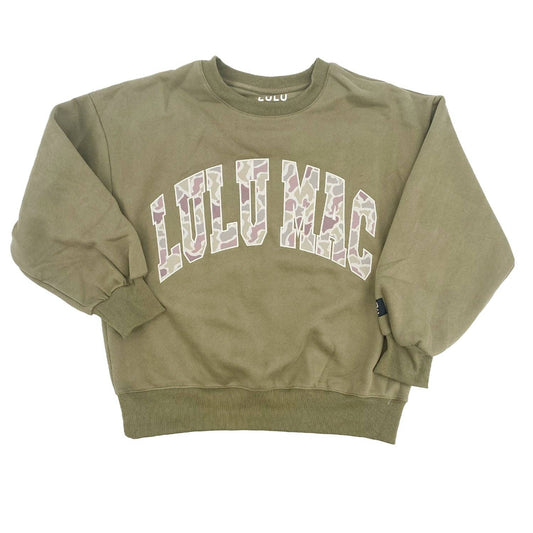 LULU SWEATSHIRT GREEN/CAMO