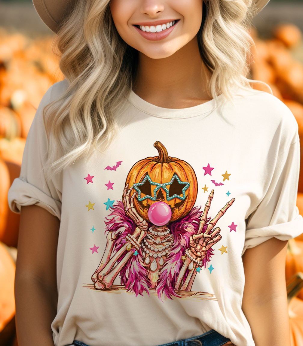 Pumpkin Head Skeleton