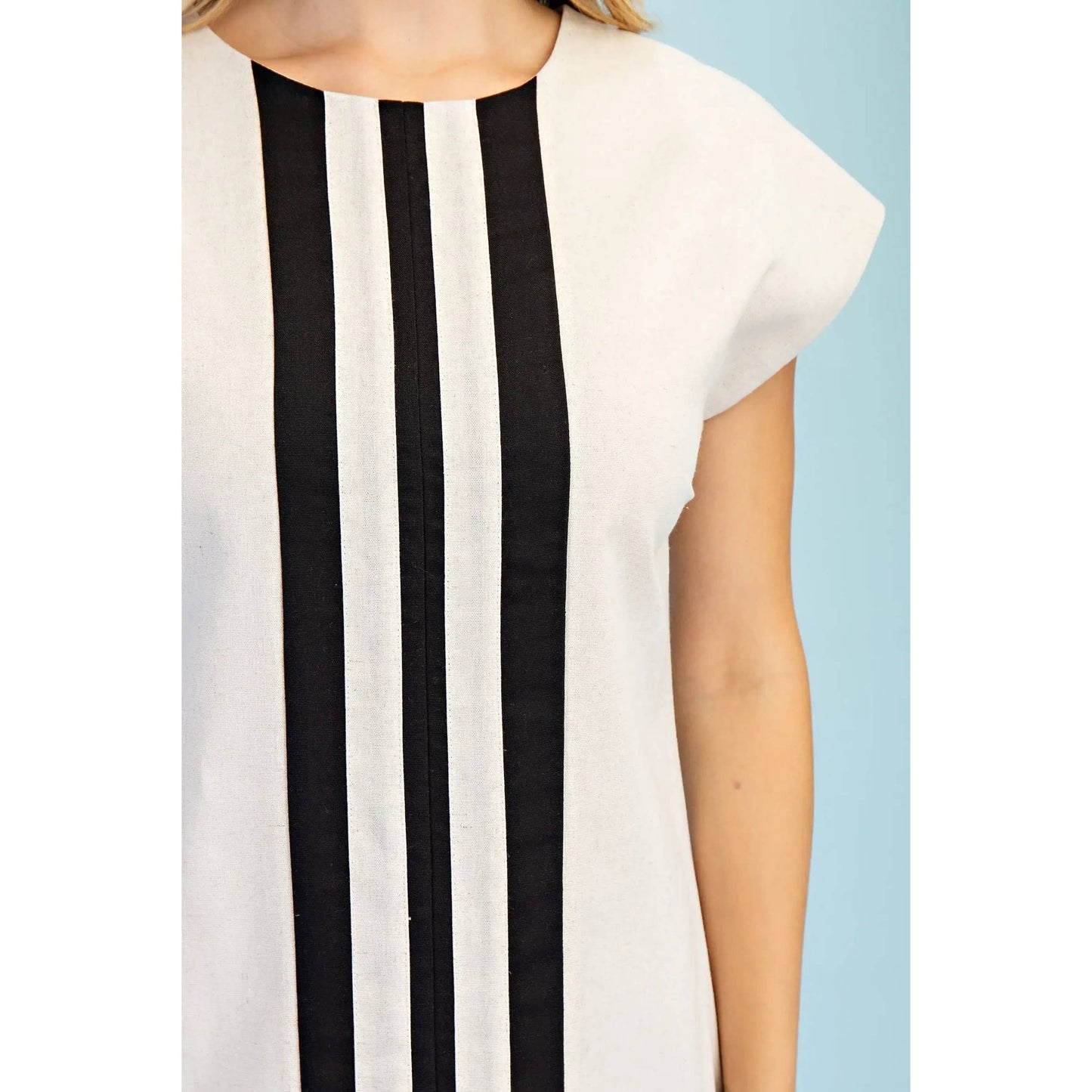 Stripe Details Dress