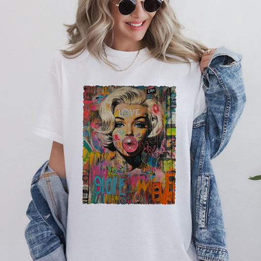 Graffiti Icon Graphic Tee #1107