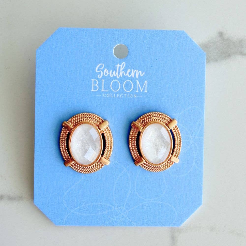 Ivory Luxe Studs