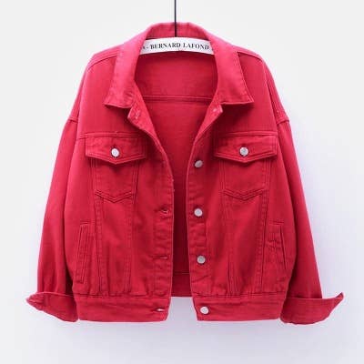 Slim Cropped Denim Jacket