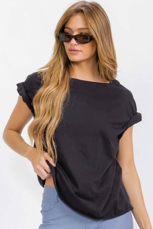 Women's The Essential Raw Edge Oversize Tee