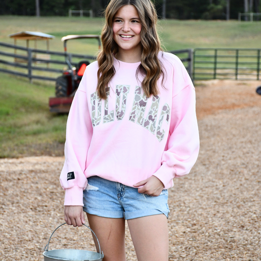 LULU Sweatshirt Light Pink/Camo
