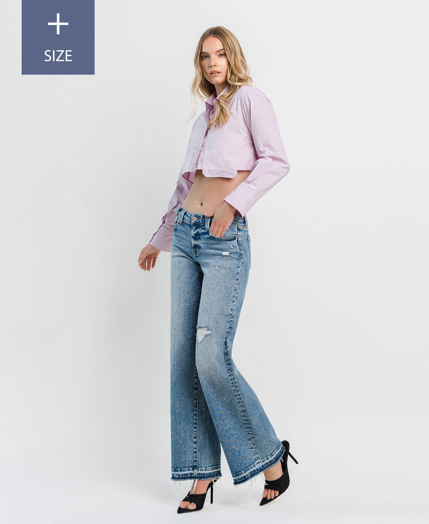 PLUS SIZE TUMMY CONTROL JEANS