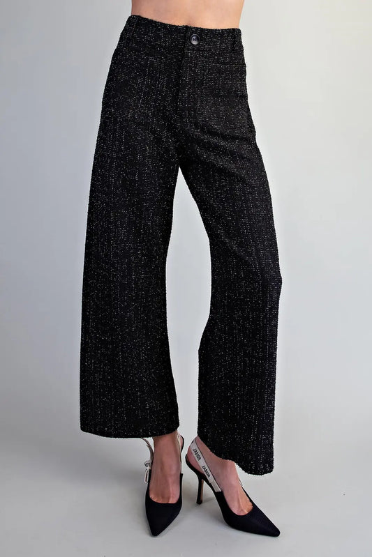 Tweed Patch Pocket Pants