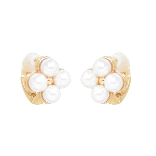 Pearl Clover Huggie