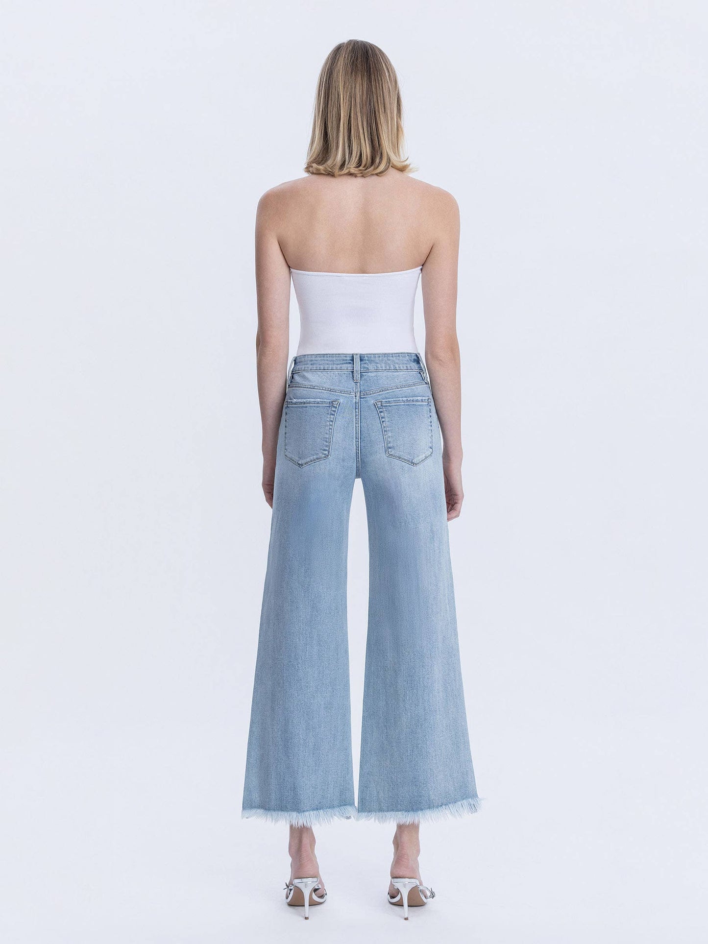 HIGH RISE RHINESTONE JEAN