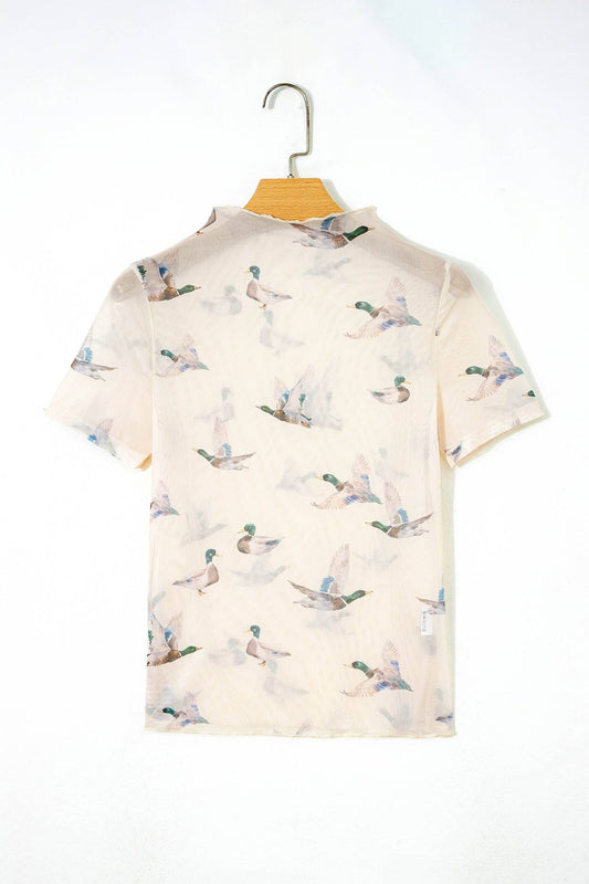 Mallard Mesh SS Top**
