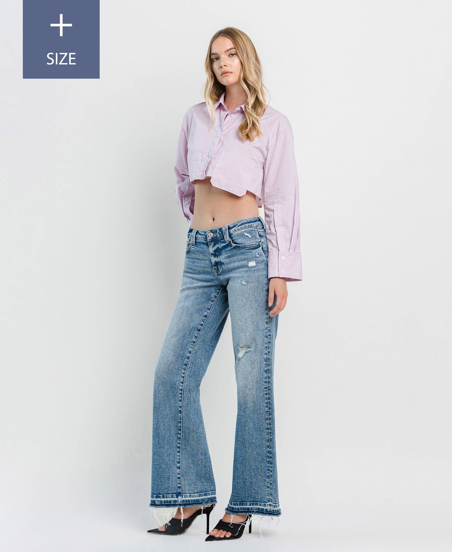 PLUS SIZE TUMMY CONTROL JEANS