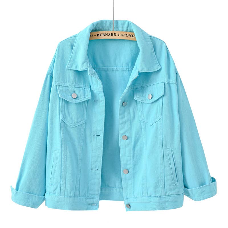 Slim Cropped Denim Jacket
