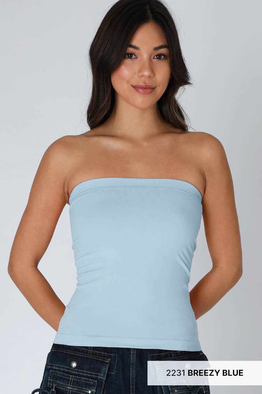 Two Layer Tube Top-OS