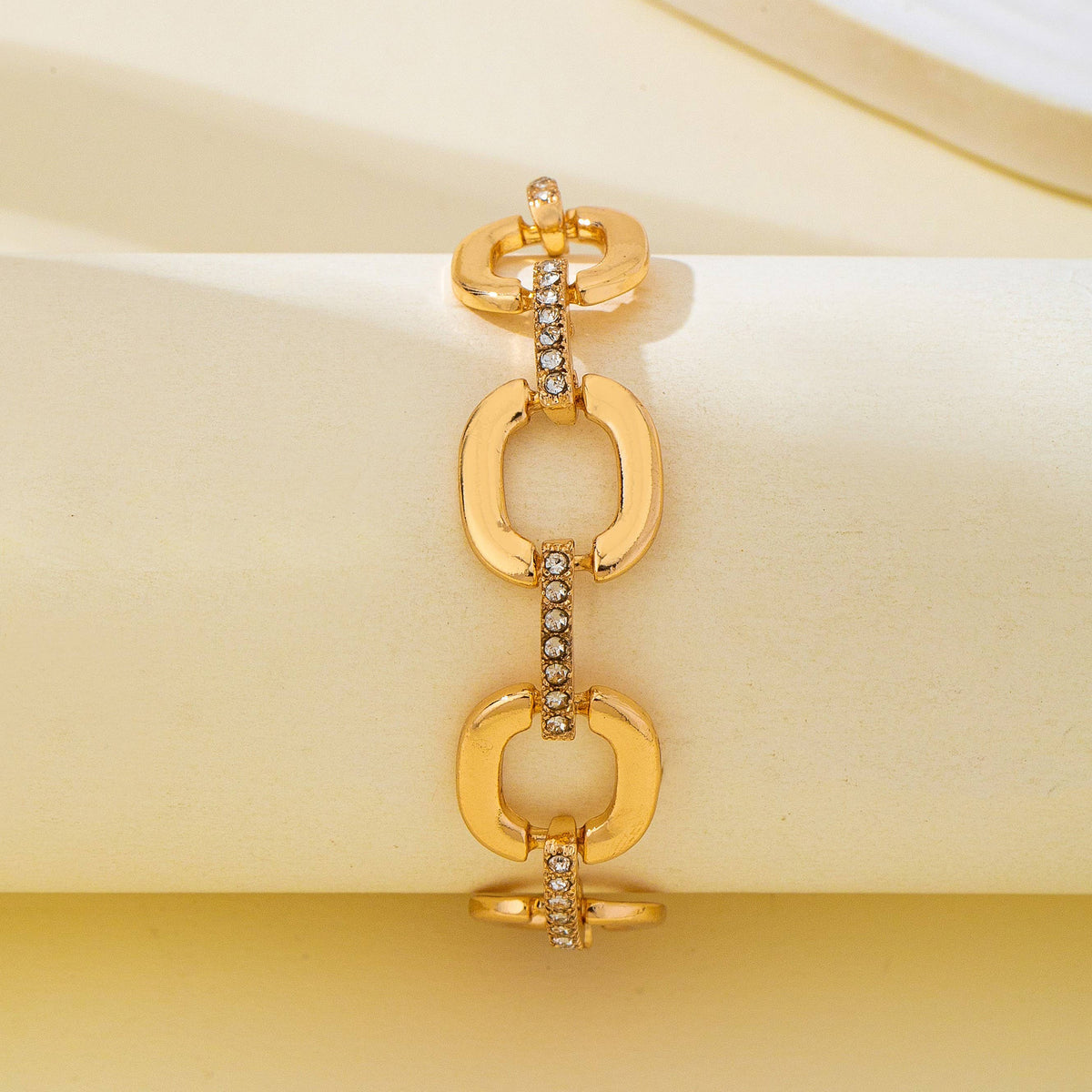 Crystal Pave Bar Toggle Bracelet