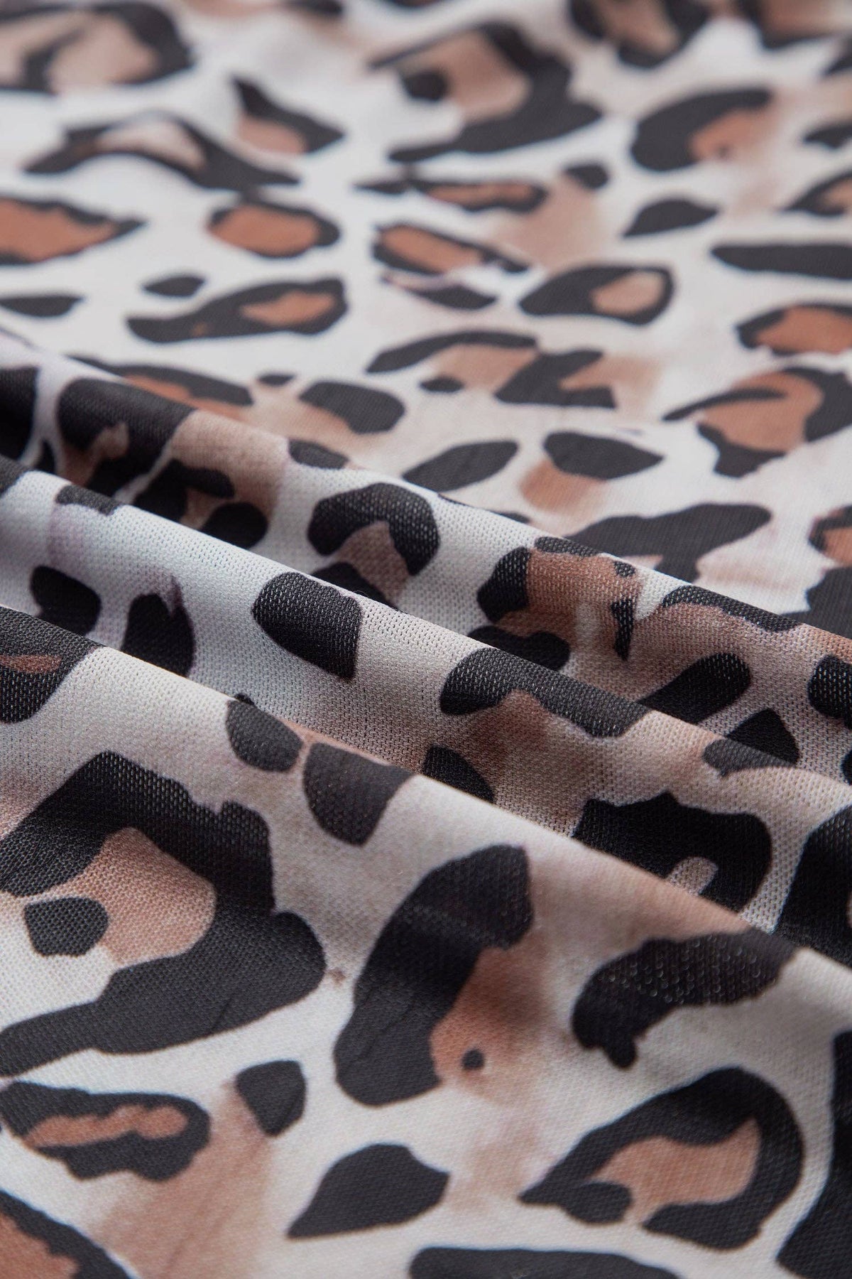 Leopard Mesh LS Top