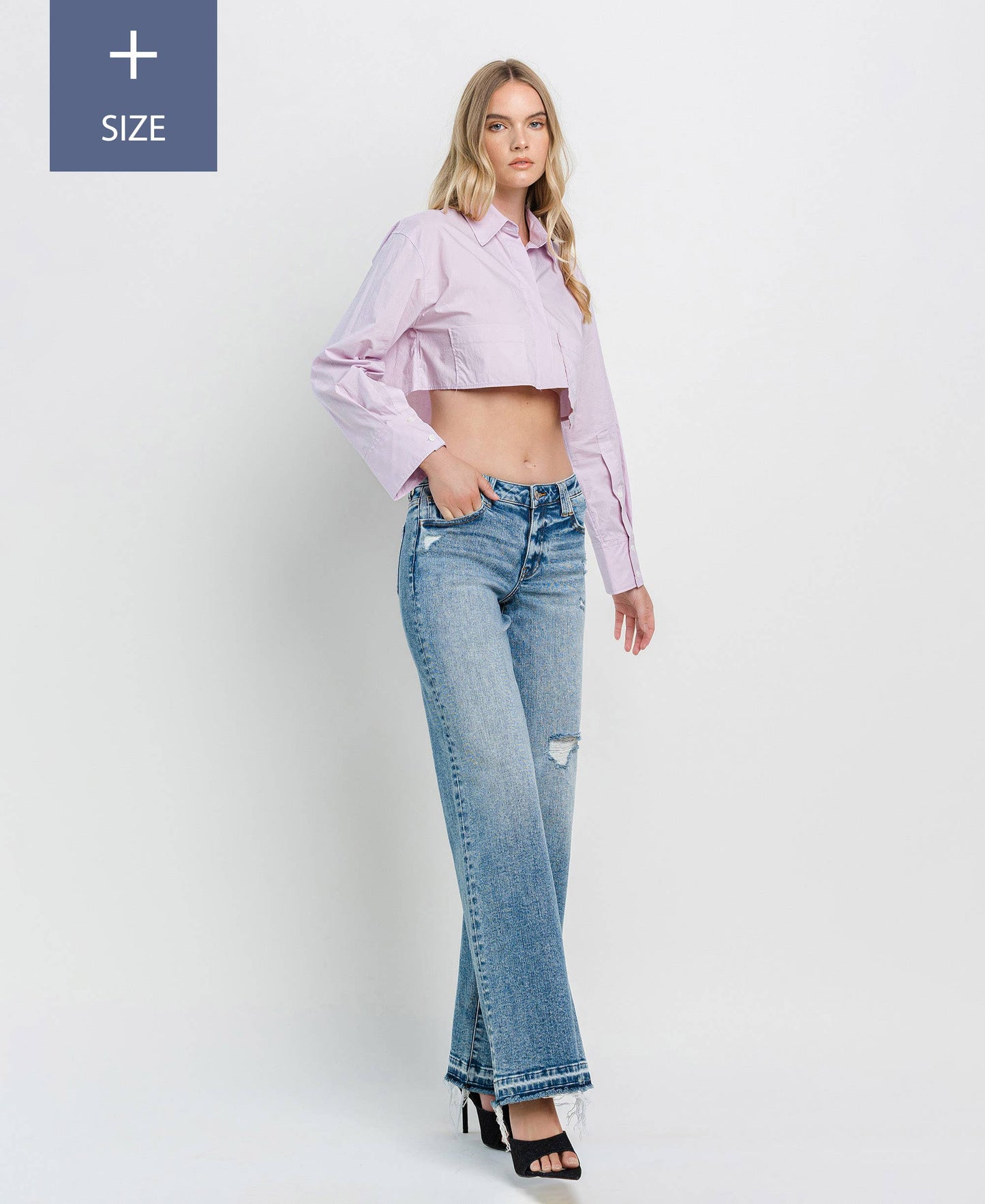 PLUS SIZE TUMMY CONTROL JEANS