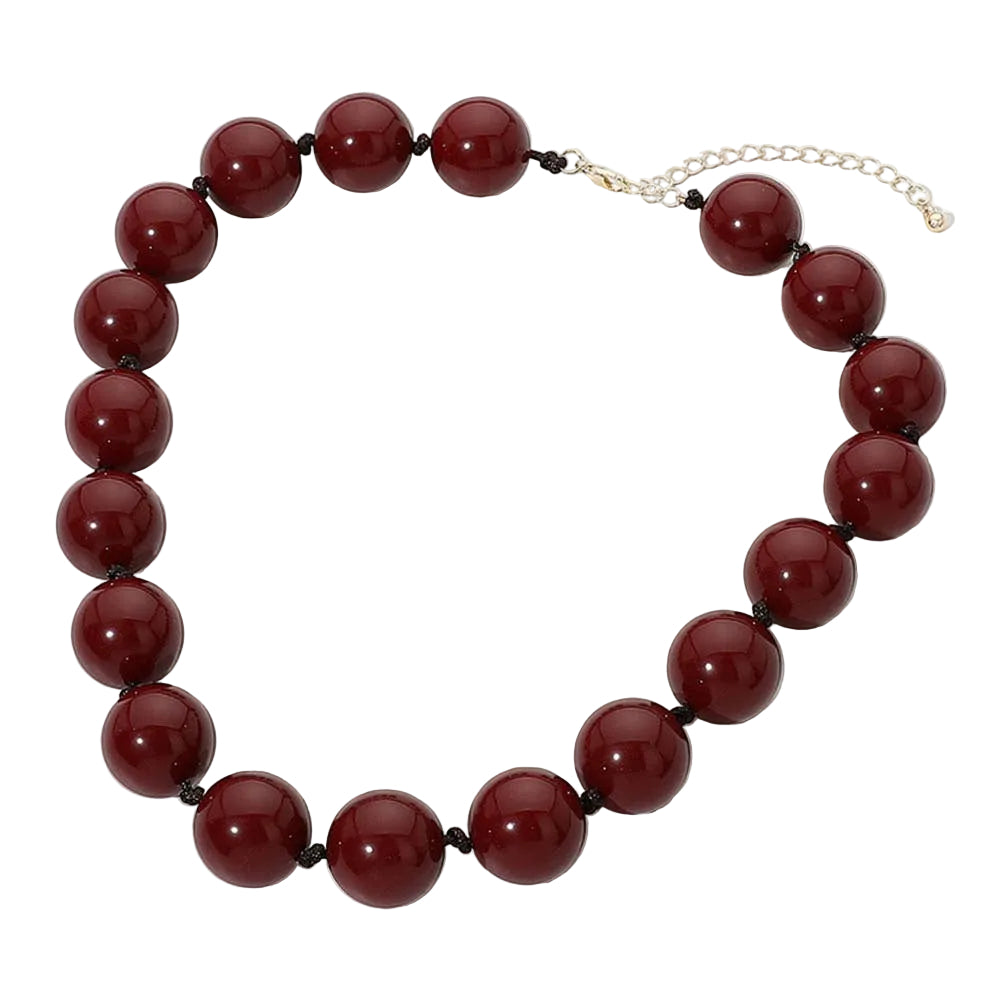 Chunky Beaded Statement Necklace