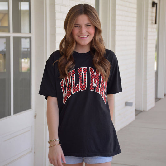 Red/Black Checkered Tee