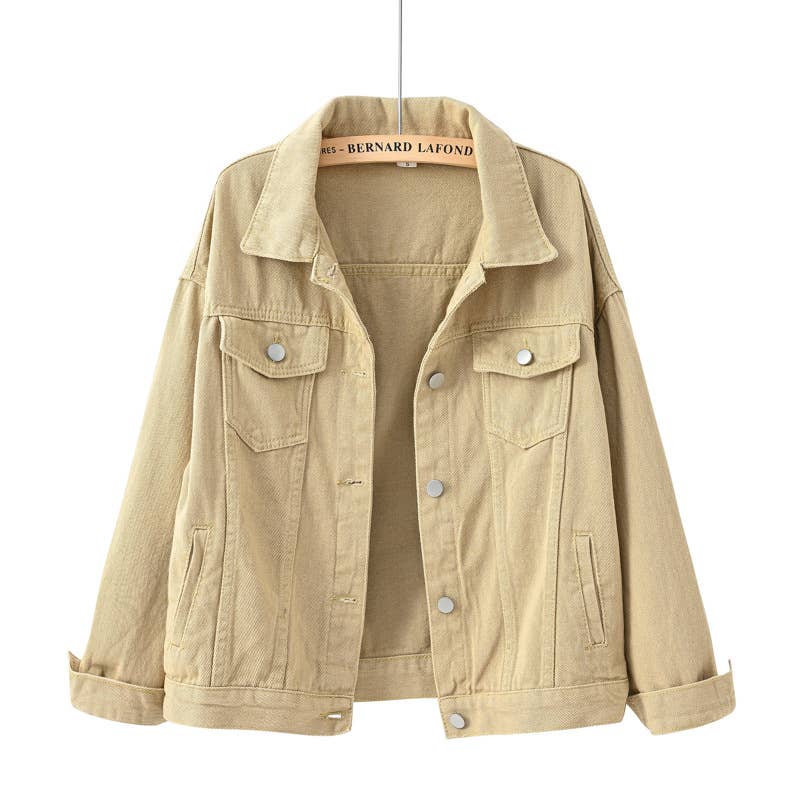 Slim Cropped Denim Jacket