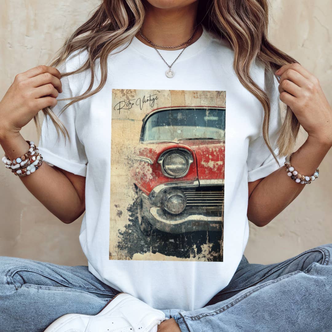 Retro Vintage Headligh Graphic Tee