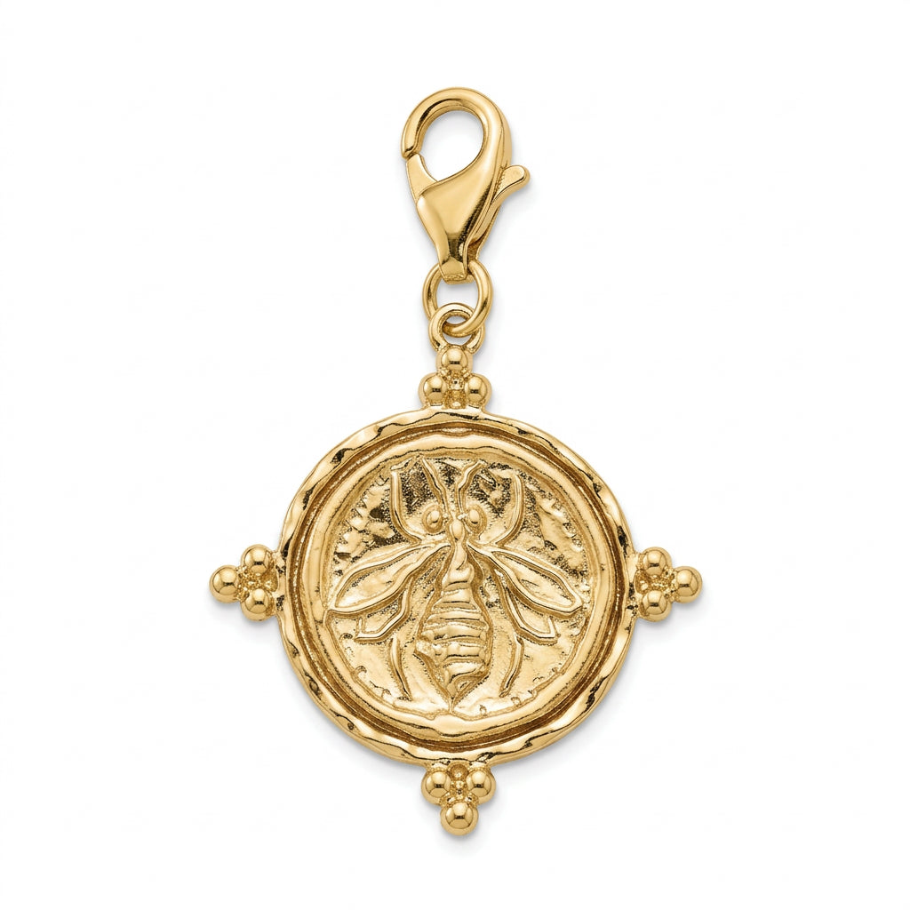 Bee Medallion Charm