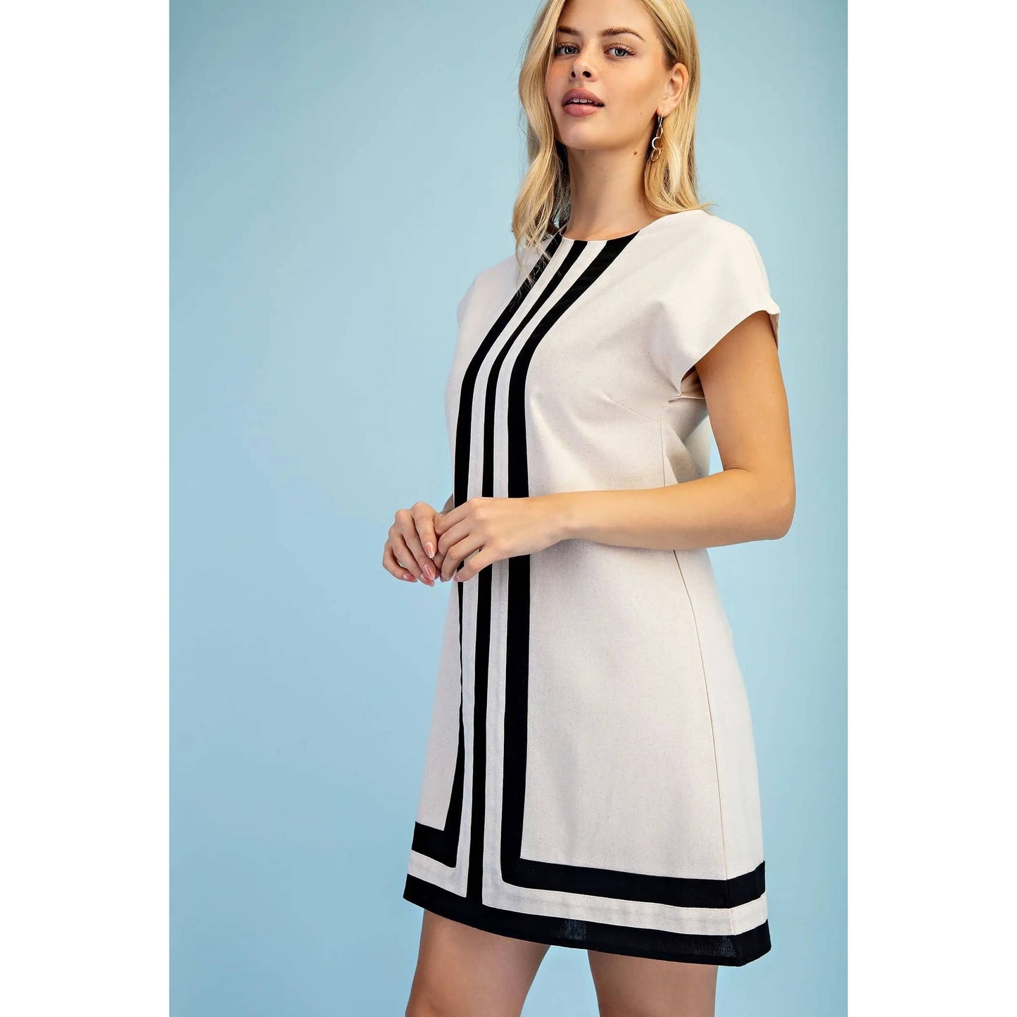 Stripe Details Dress
