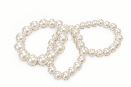 Pearl Beaded Stretch Multi Layered Bracelets