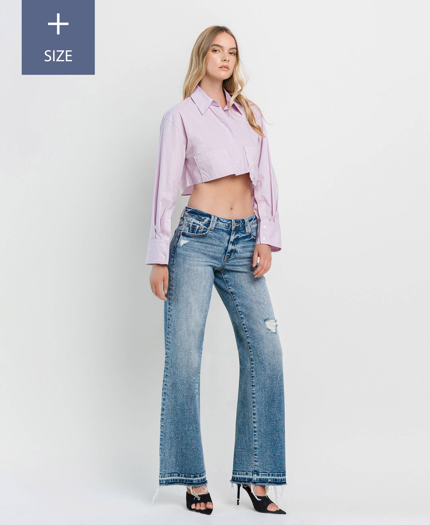 PLUS SIZE TUMMY CONTROL JEANS