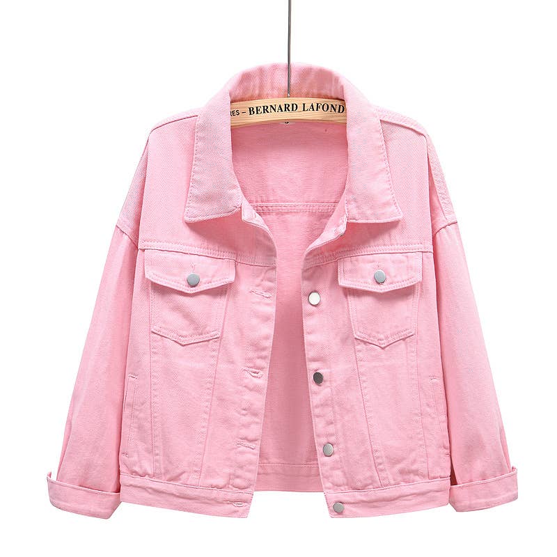 Slim Cropped Denim Jacket