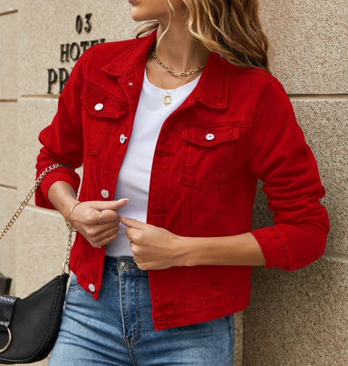 Form Fitting Denim Jacket