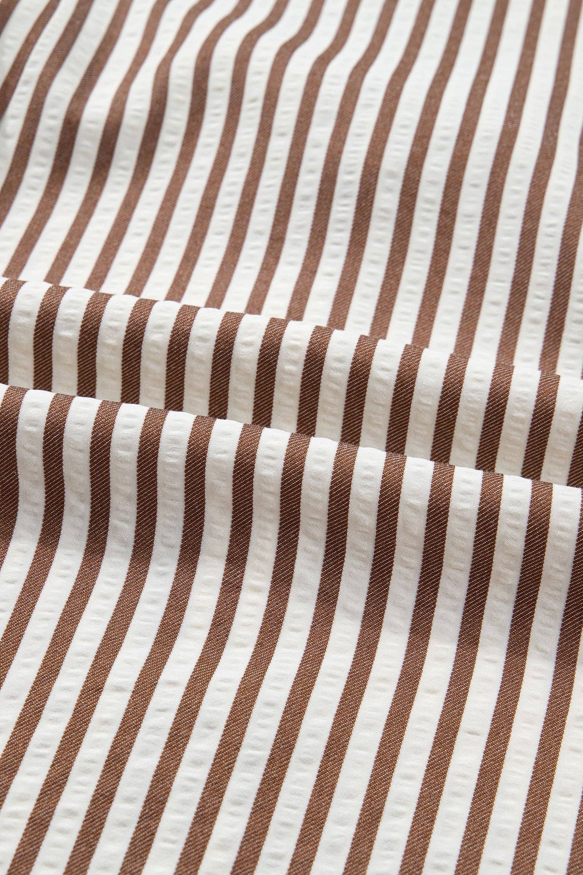 Stripe Tie Waist Shirt Dress