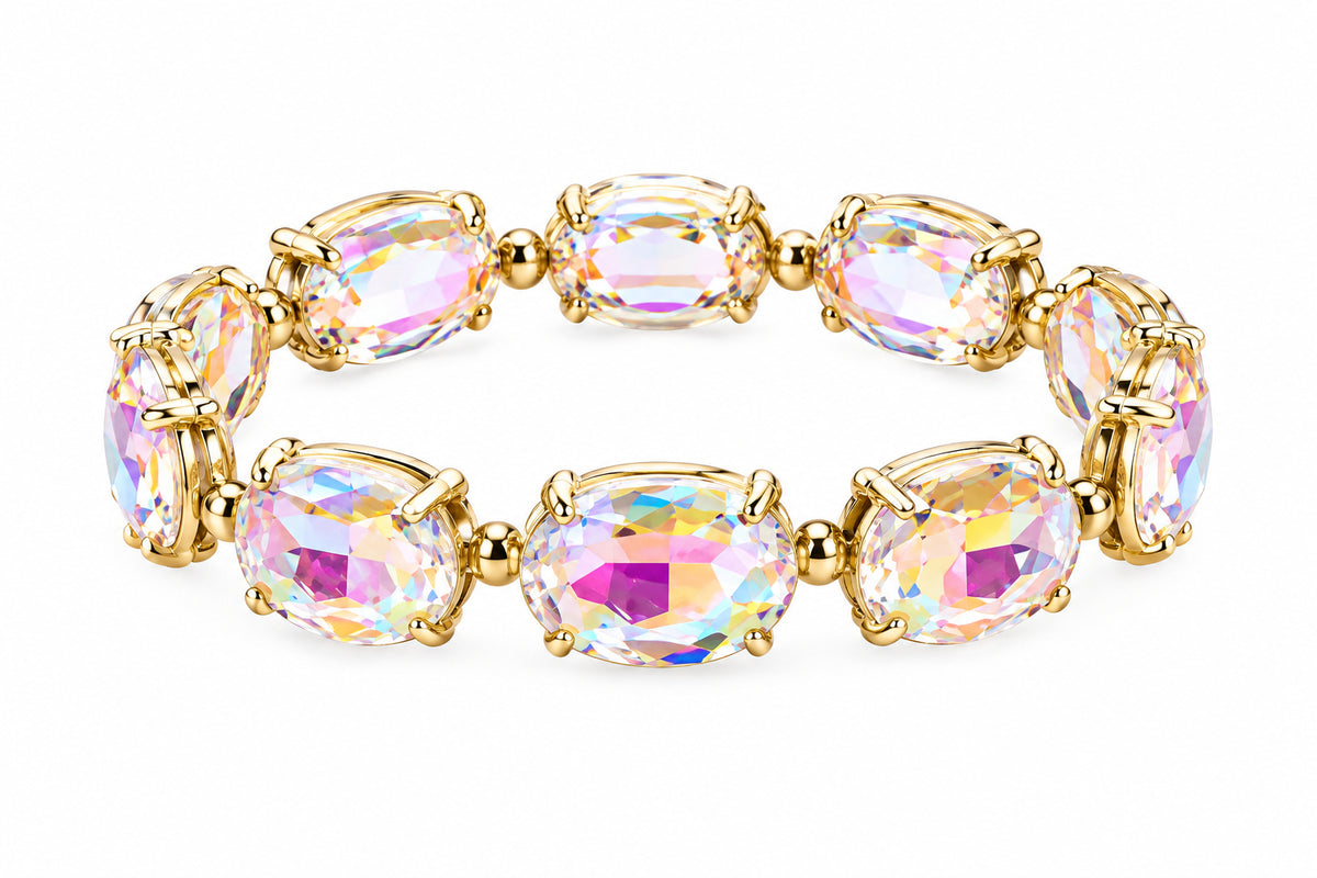 OVAL GLASS BRACELET