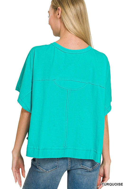 Zenana Boxy Top
