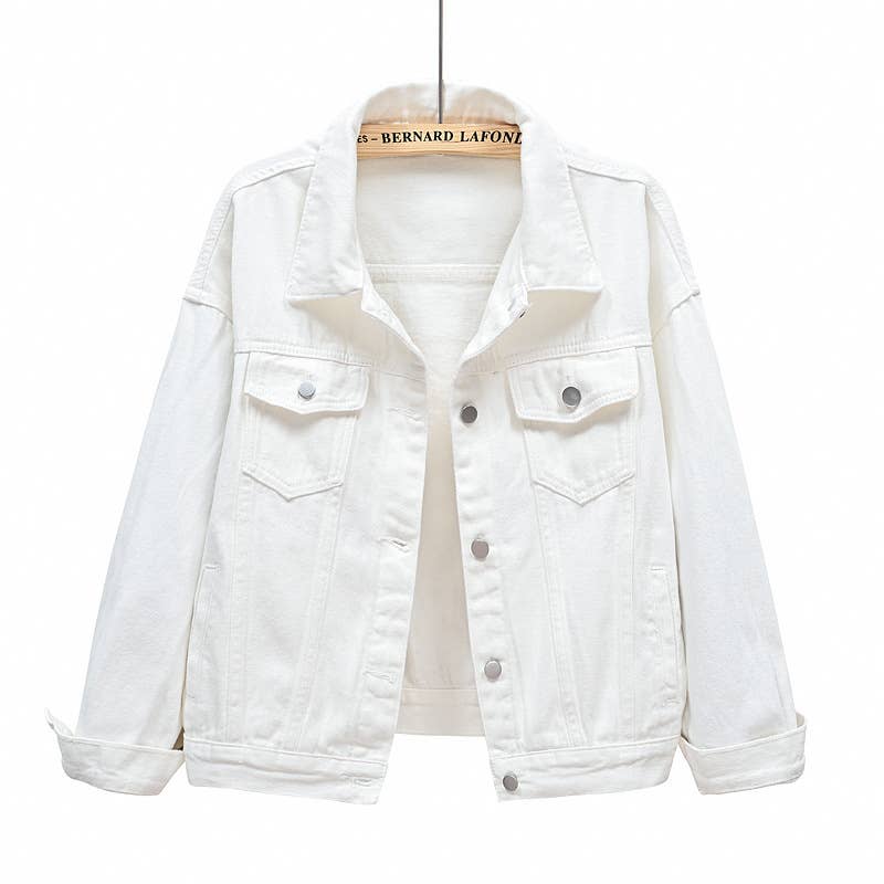 Slim Cropped Denim Jacket