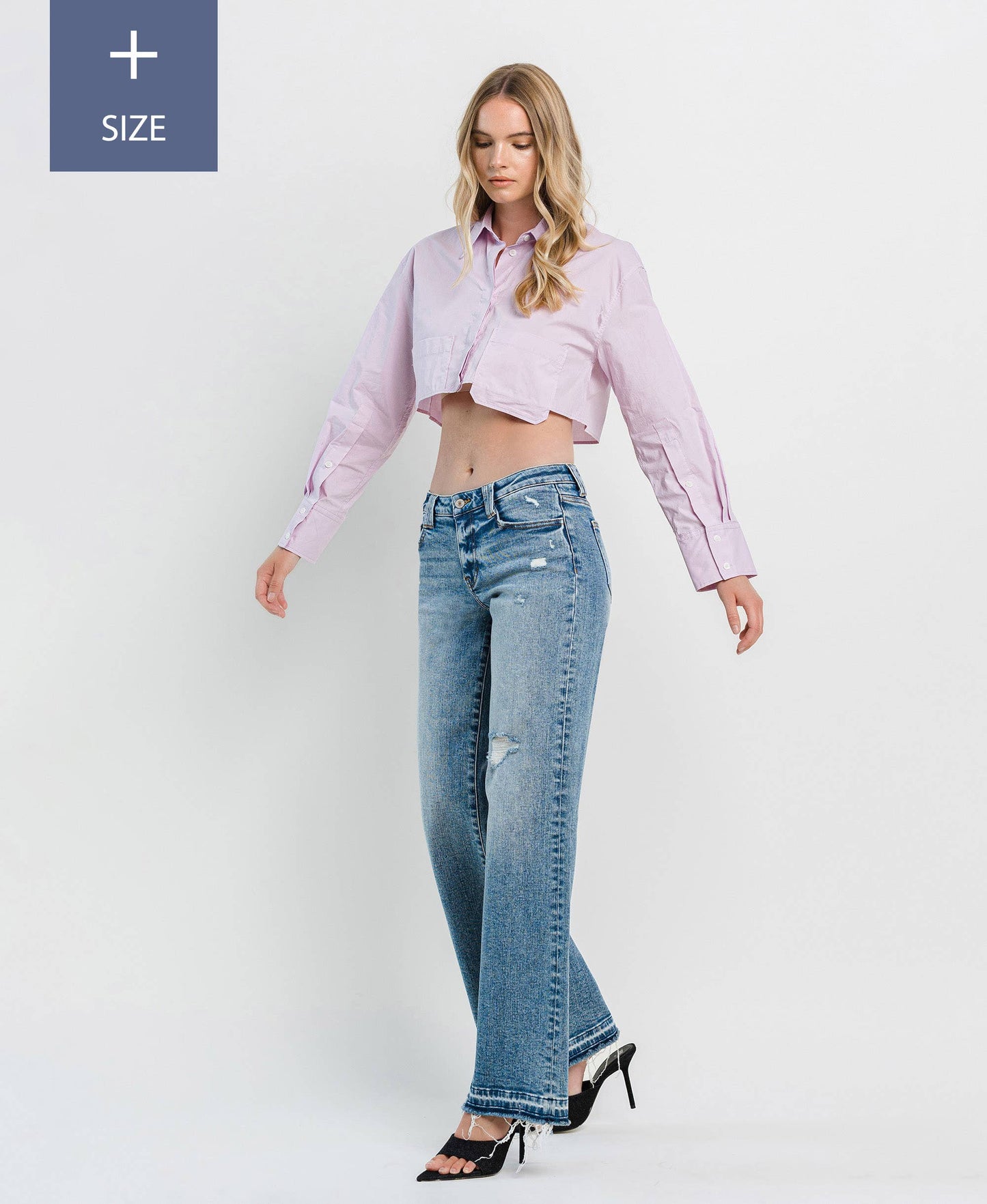 PLUS SIZE TUMMY CONTROL JEANS
