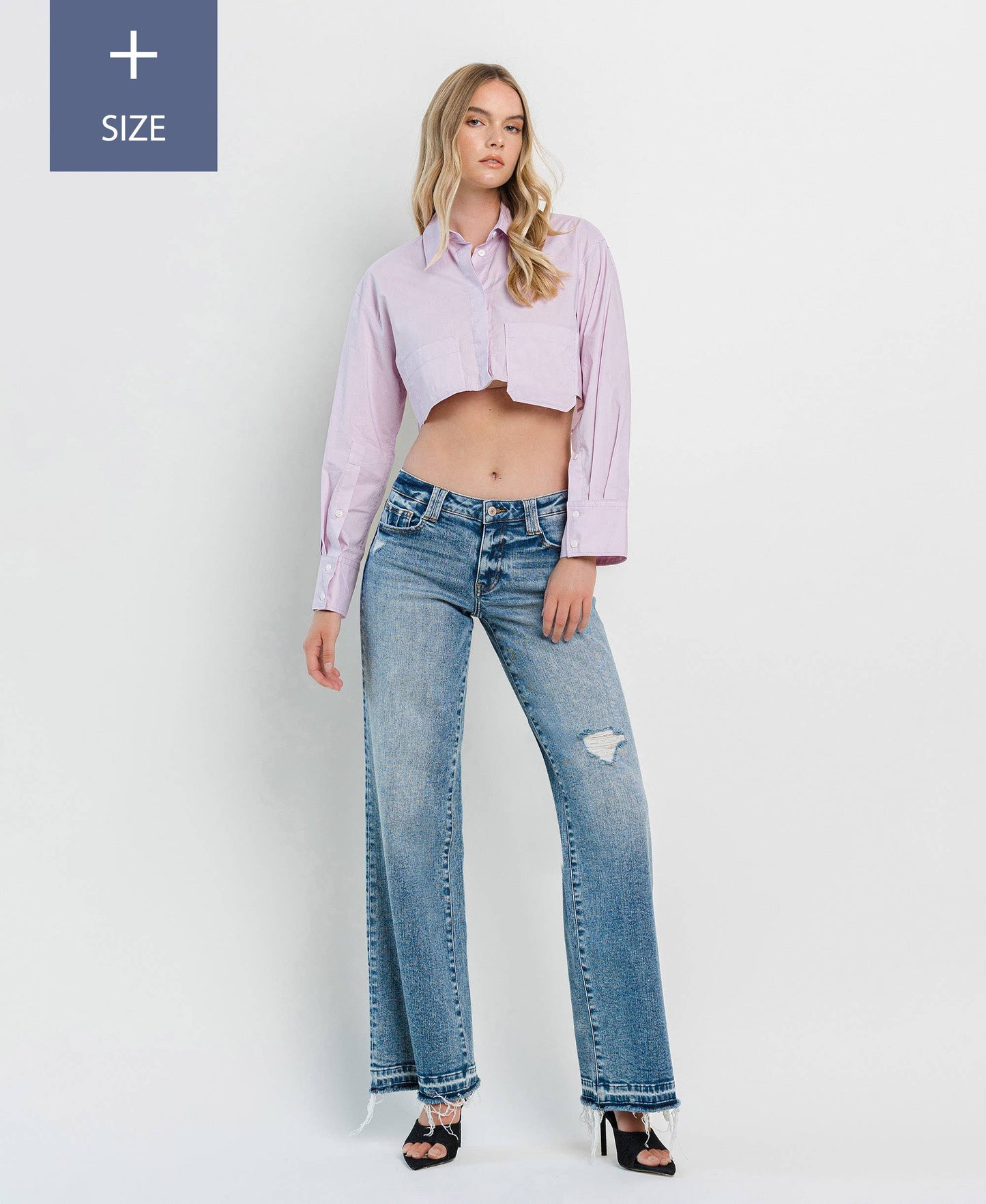 PLUS SIZE TUMMY CONTROL JEANS