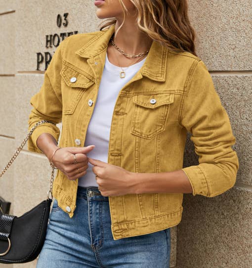 Form Fitting Denim Jacket