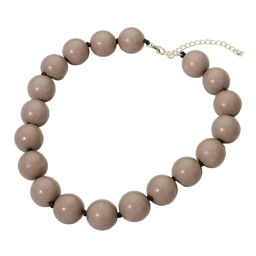 Chunky Beaded Statement Necklace