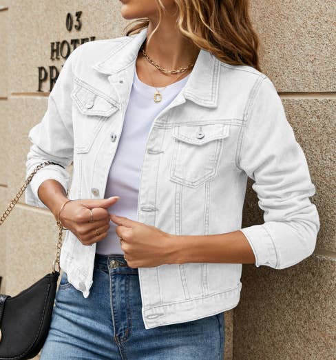 Form Fitting Denim Jacket