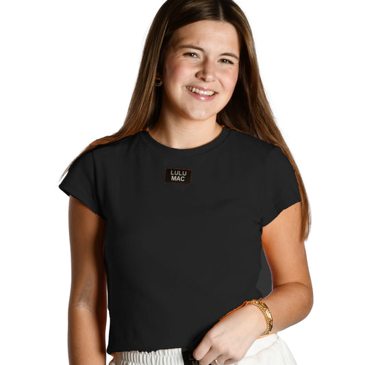 LULU BABY DOLL TOP SS-BLACK