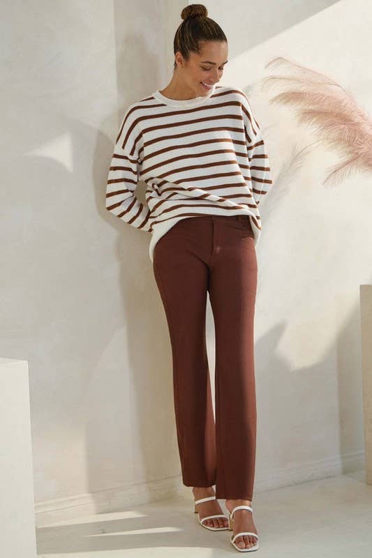 Classic Solid Straight Leg Jeggings
