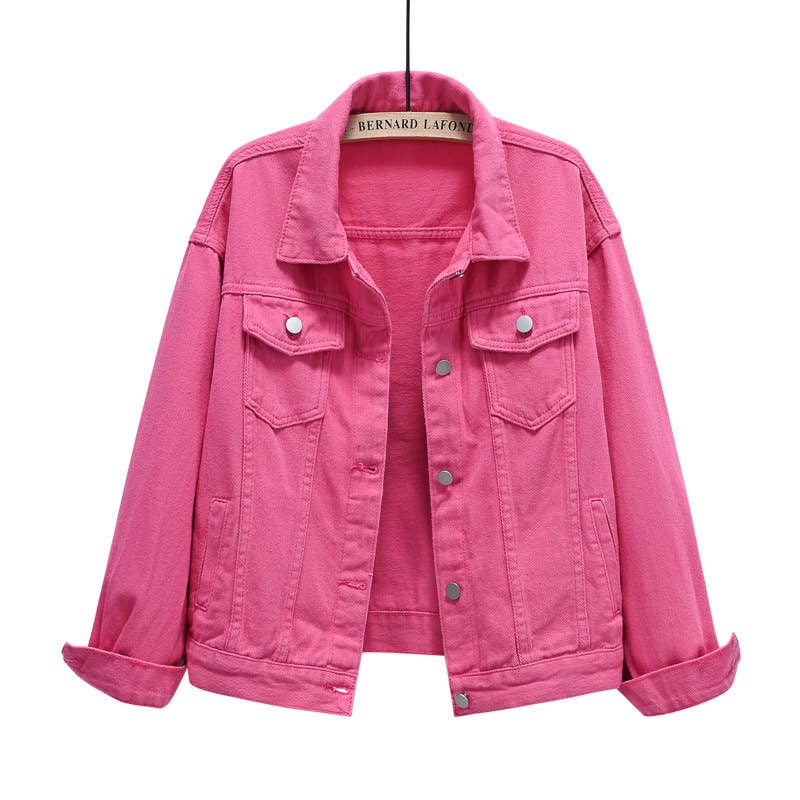 Slim Cropped Denim Jacket