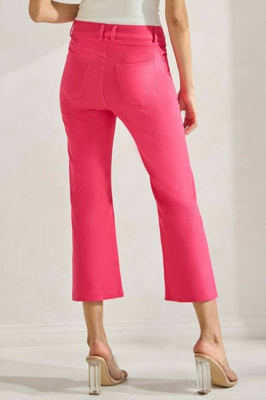 Straight Leg Crop Pants