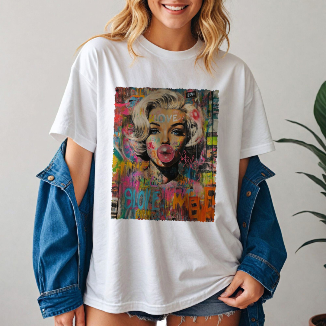 Graffiti Icon Graphic Tee #1107