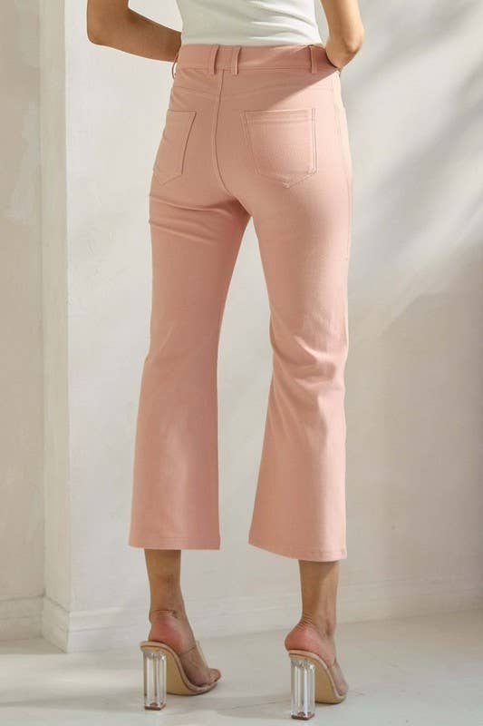 Straight Leg Crop Pants