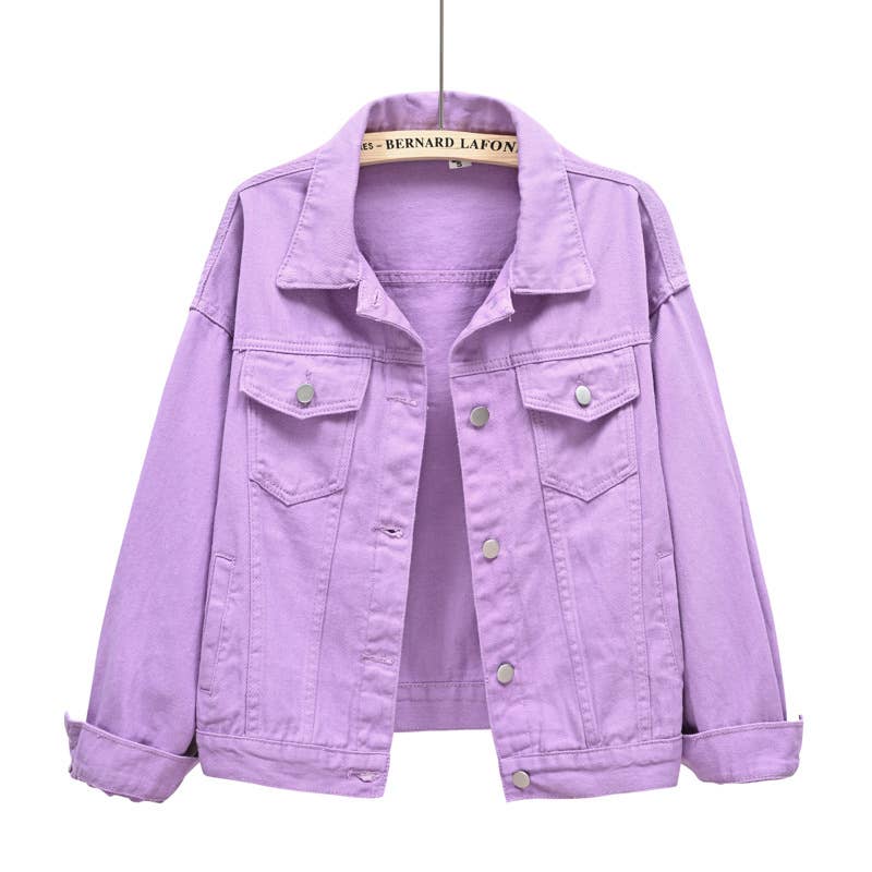 Slim Cropped Denim Jacket