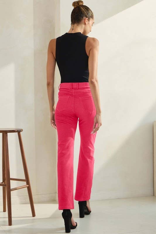 Classic Solid Straight Leg Jeggings