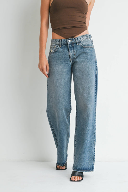 Low Rise Baggy Slouch Jean