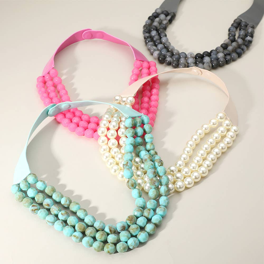 Chunky Triple Layered Necklace